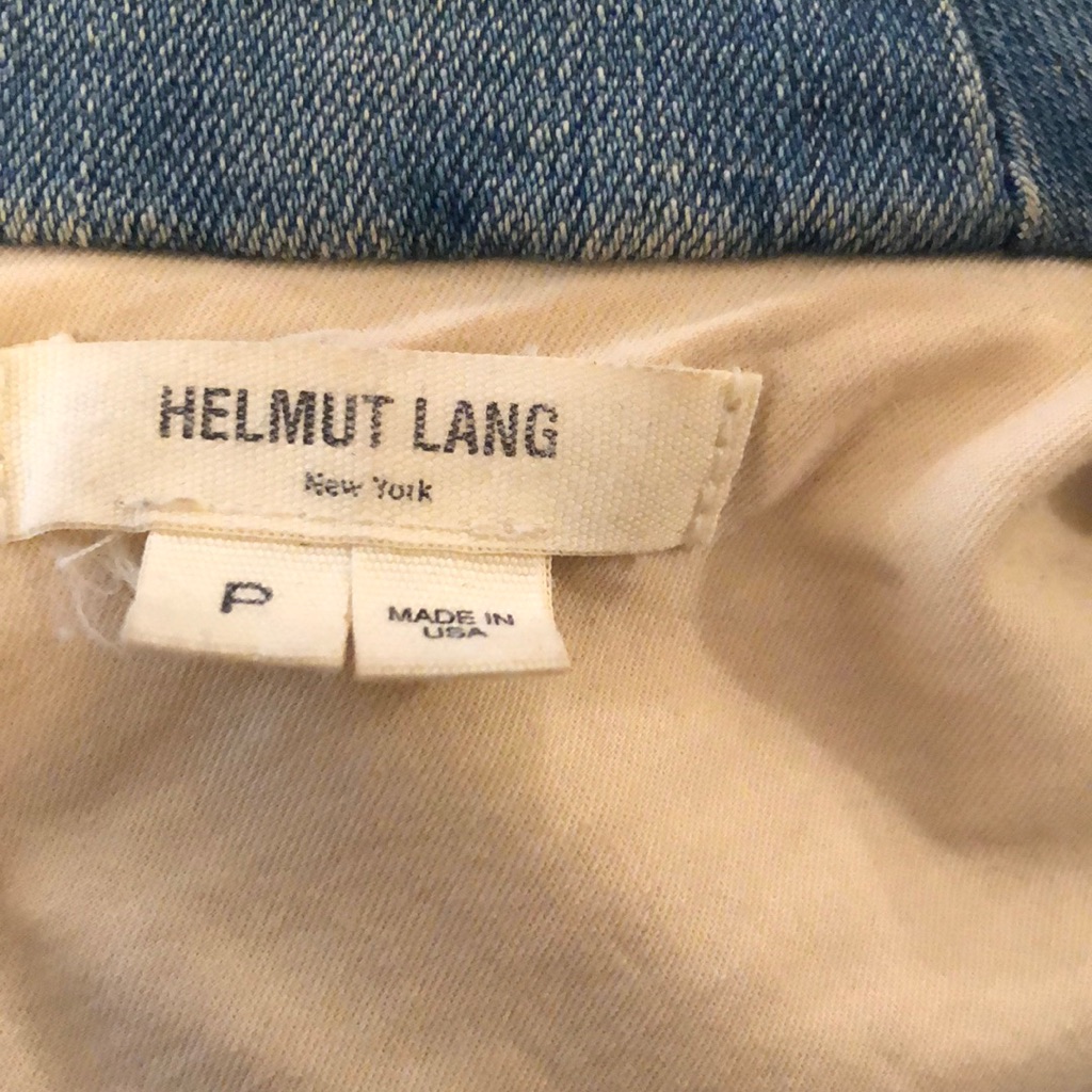 Helmut Lang Double Zipper Jeans Jacket